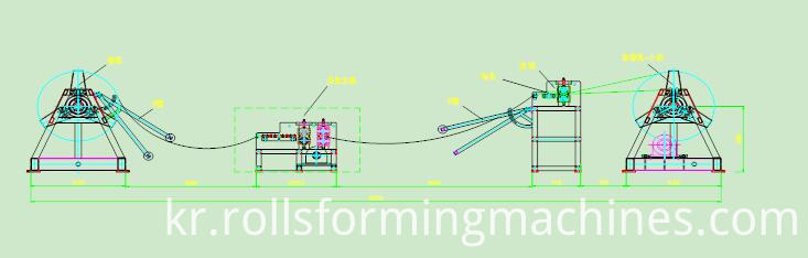 슬리 팅 머신 라인 slitting machine line